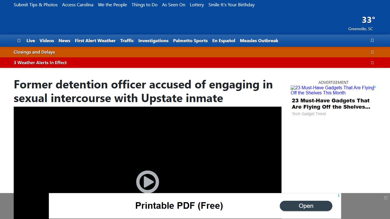 Former detention officer accused of engaging in sexual intercourse with Upstate inmate